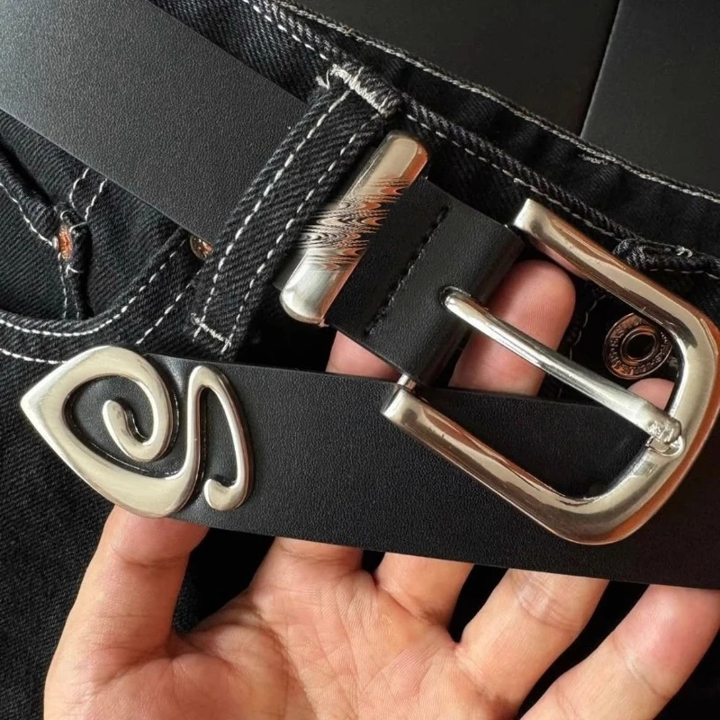 Original American Retro Men's Trendy Belt New Versatile Fashion Women's Belt Jeans Dress Party Waist Accessories