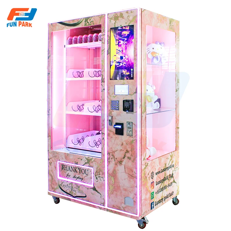 Hot Sale Automatic New Design  Digital Touch Screen Hair and Beauty Product Vending Machine for Shopping Mall
