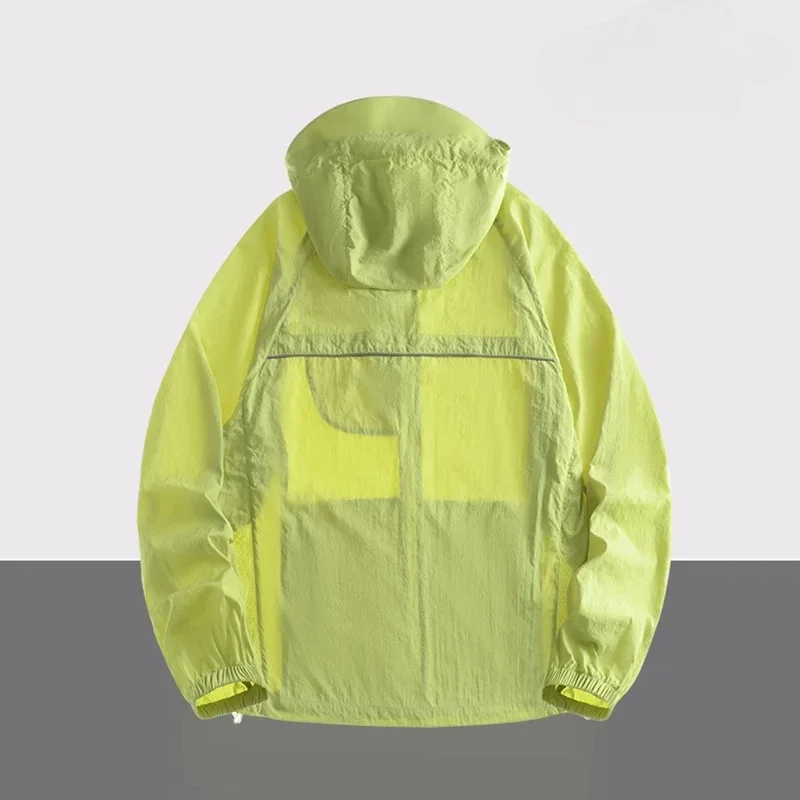 Summer Sun Protection Clothing For Men And Women Lightweight Anti-UV Breathable Skin Clothing Outdoor Sports Camping Jacket