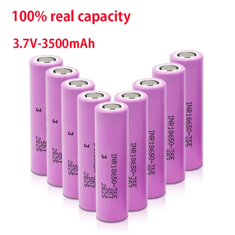 35E original power 18650 lithium battery 3500mAh 3.7v 25A high power INR18650 for electrical tools