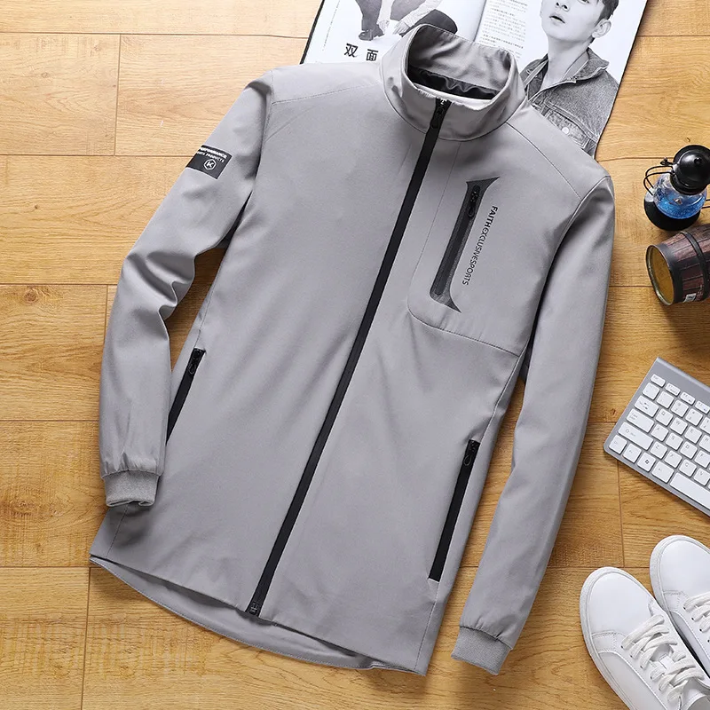

Свитшот мужской на молнии, тонкая куртка, повседневная спортивная одежда для бега, джоггера, фитнеса, тренировок, Джерси большого размера