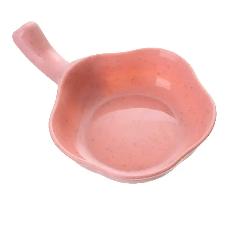 Eco Friendly Straw BBQ Sauce Tray Small Dipping Dish Reusable Seasoning Tableware for Outdoor Barbecue Picnic Camping
