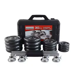 30kg Hot Sale Adjustable Barbell Dumbbell Set Use Bodybuilding Fitness