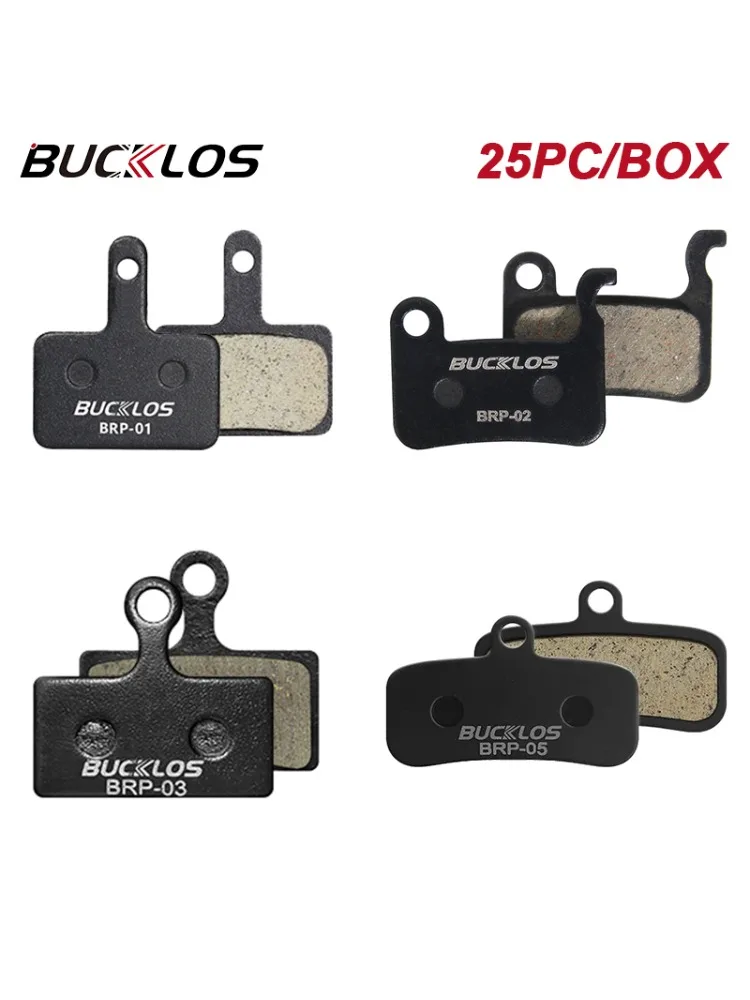 AliExpress 25PC BUCKLOS Bike Brake Pads Durable Mountain Road Bicycle Disc Pad Wear Resistant Cycling MTB Hydraulic Disk Pad Brake Parts