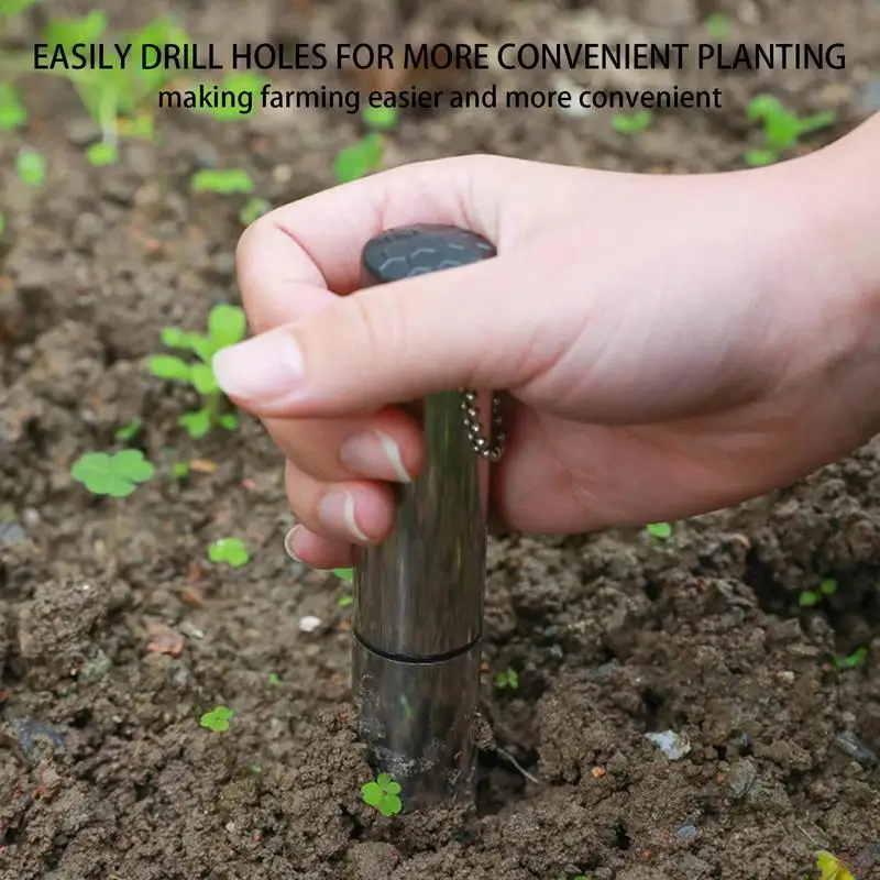 

Seedling Transplanter Tool Manual Metal Transplanter Tool Wear-Resistant Transplanter Tool Portable Bulb Planter Tool For