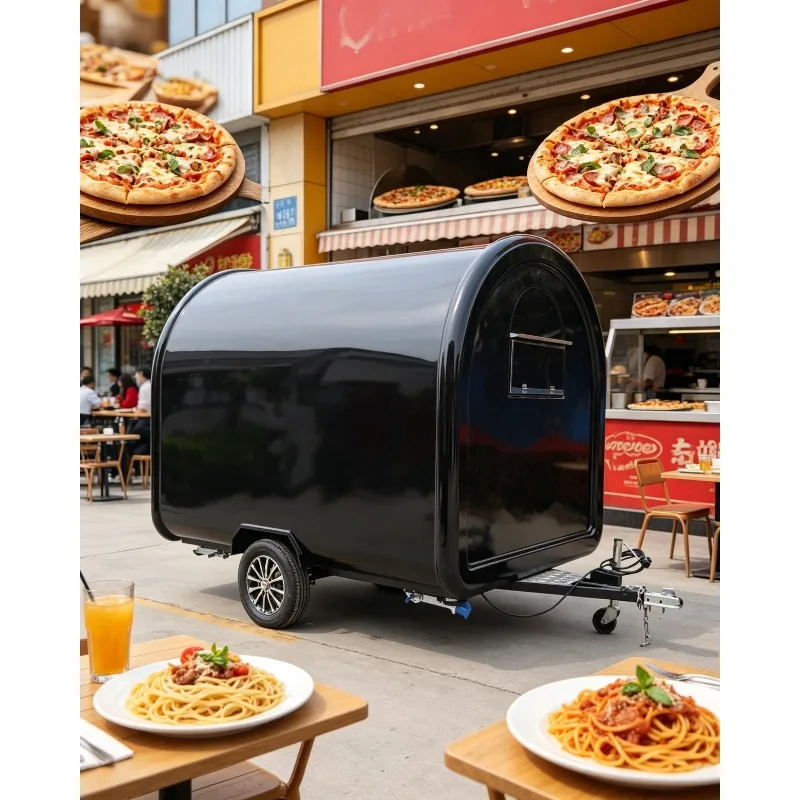 Multifunctional Food Truck Trailer Three-wheeled Electric Vehicle High Quality Mobile Dining Car Customizable Food Truck Machine
