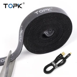 TOPK Cable Organizer Wire Winder USB Cable Management Charger Protector for iPhone Samsung Xiaomi Earphone Cable Holder