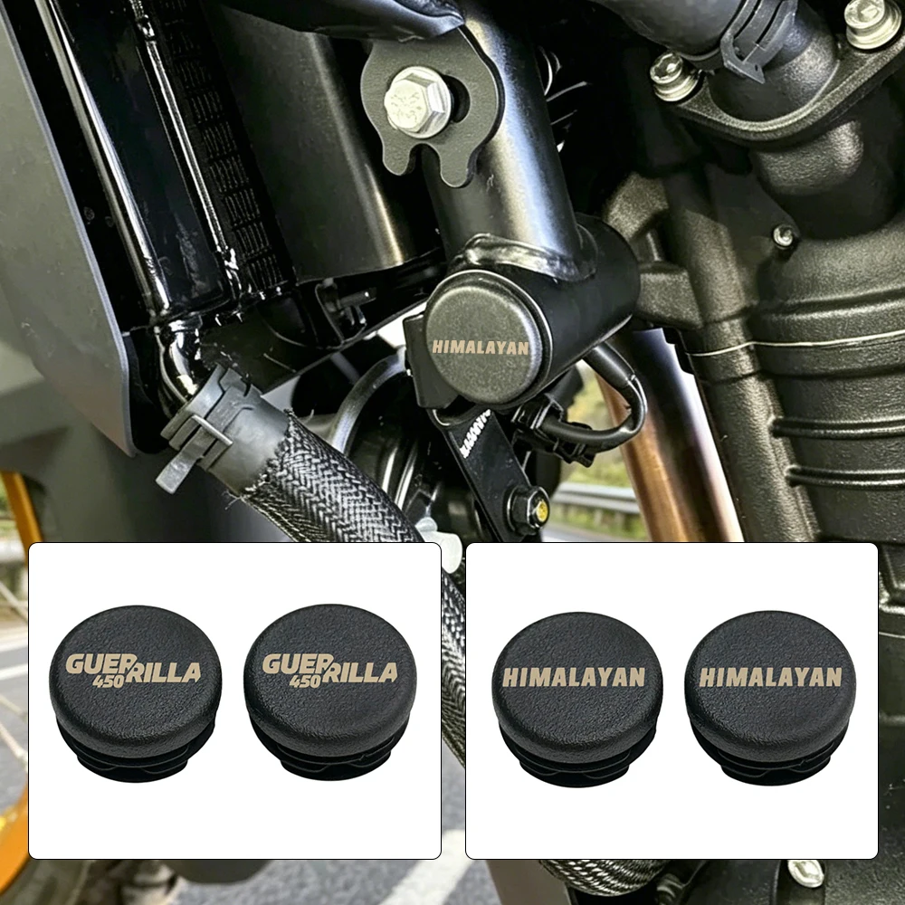 Fit For Royal E Himalayan 450 Himalayan450 Guerrilla 450 Motorcycle Frame Hole Cover Caps Plug Decorative Frame Cap Set