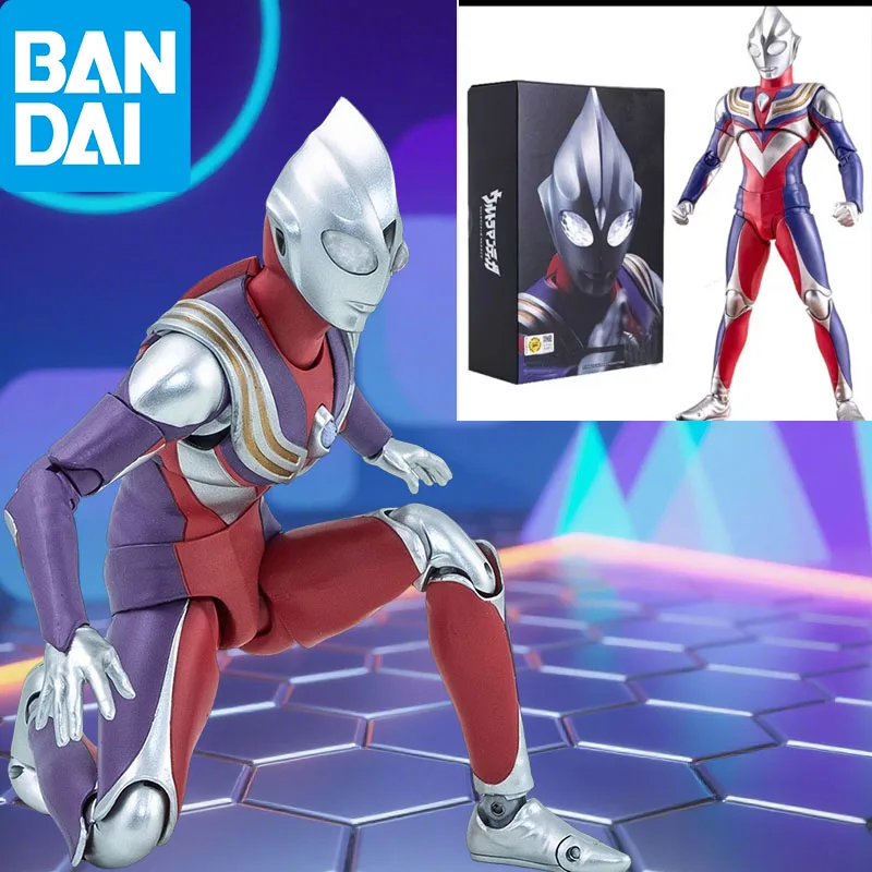 Figurki akcji Bandai SHF Ultraman, animowane modele figurek, metody prawdziwego rzeźbienia w kości / kolekcjonerskie ozdoby i dekoracje.