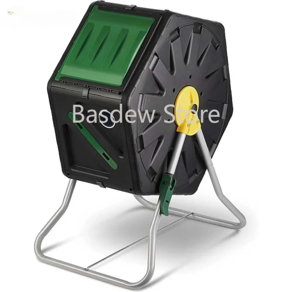 

Small Composter Compact Outdoor Garden Composter Box Rotary Compost Bucket Tumbling Composter