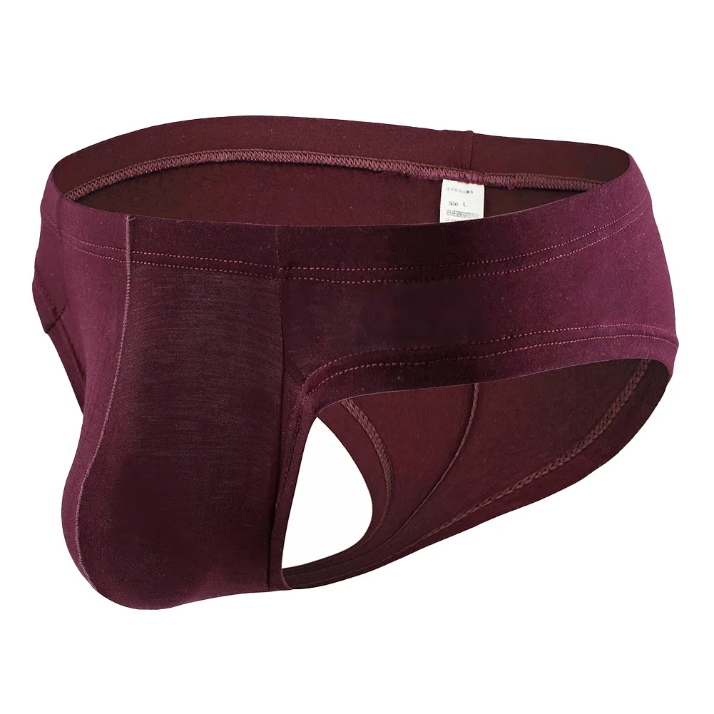 

Spring Summer Underwear Brief Fit Low Waist Mens Sexy Lingerie Underpants Briefs Bulge Pouch Regular Solid Color