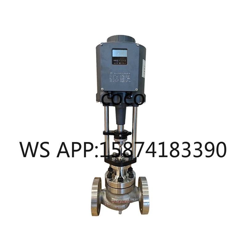 DLC Stainless Steel 304/316 Electric Control Valve, DN40 380V Actuated