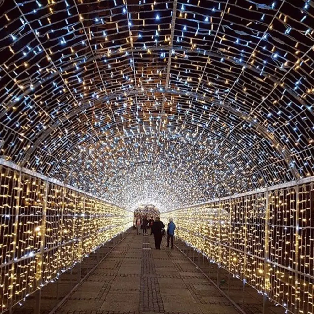 Outdoor 220V Fairy Light 100 Led Waterproof Christmas Tree String Light 10M Plug in Party Garland Light Wedding