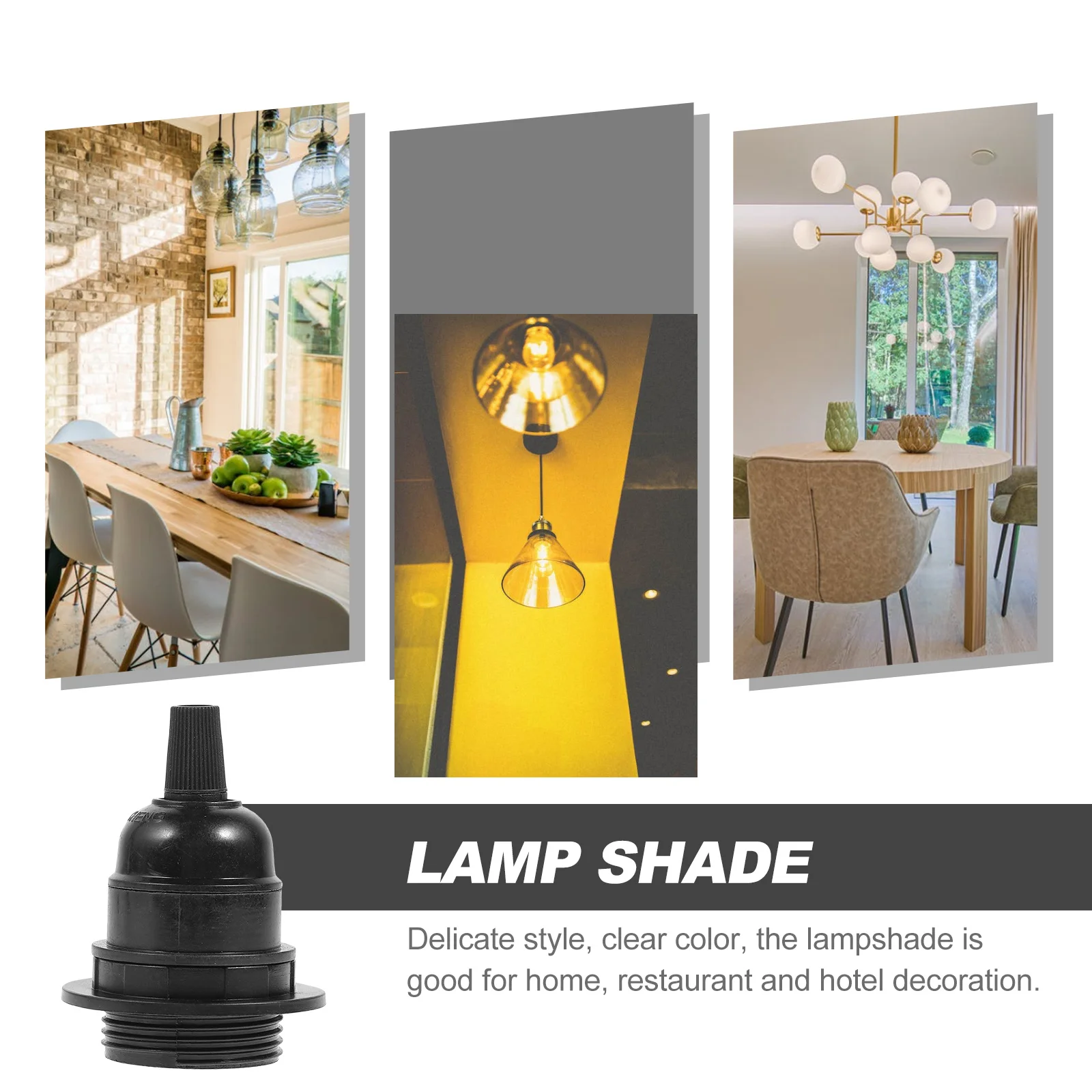 

1 шт. E27 винтовой цоколь лампы адаптер для держателя лампы 250 В черный пластиковый подвесной светильник цоколи E26 цоколь освещения