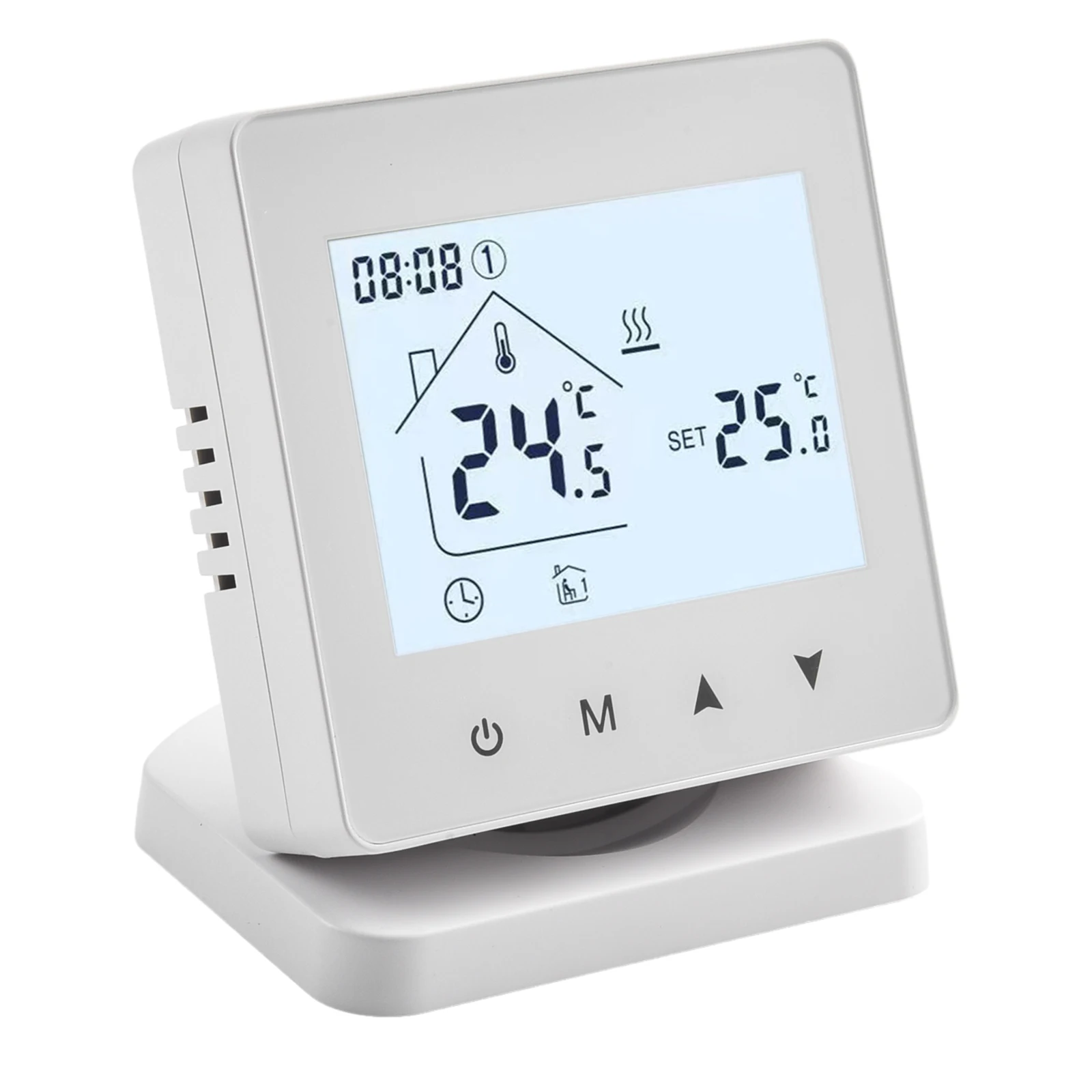 Smart WiFi Termostato sem fio, aquecimento de água, caldeira de parede, controlador de temperatura, receptor, branco, em estoque