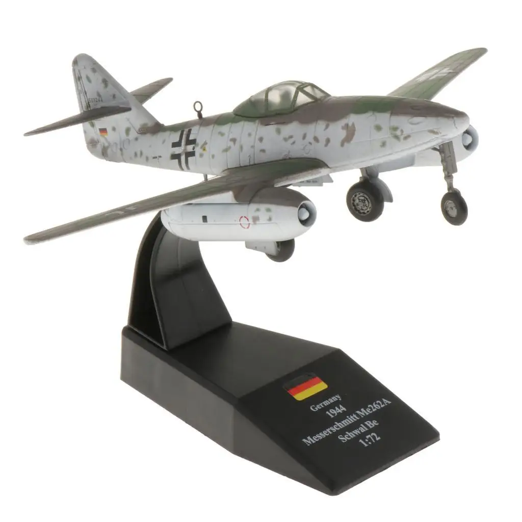 1/72 Scale German Me-262 Fighter Alloy Fighter Model Diecast Plane Model for Commemorate Collection Gift