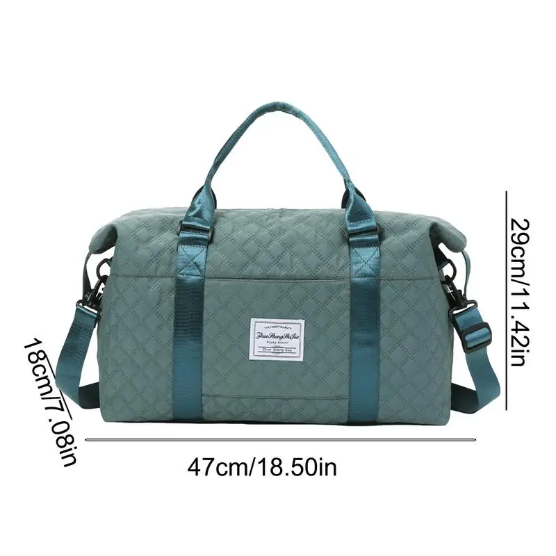 Sac polochon de voyage avec support sec, sac de sport de sport, sac de rangement de gym, sac de rangement avec support séparé, trousse de toilette pour yoga, pêche, randonnée, camping