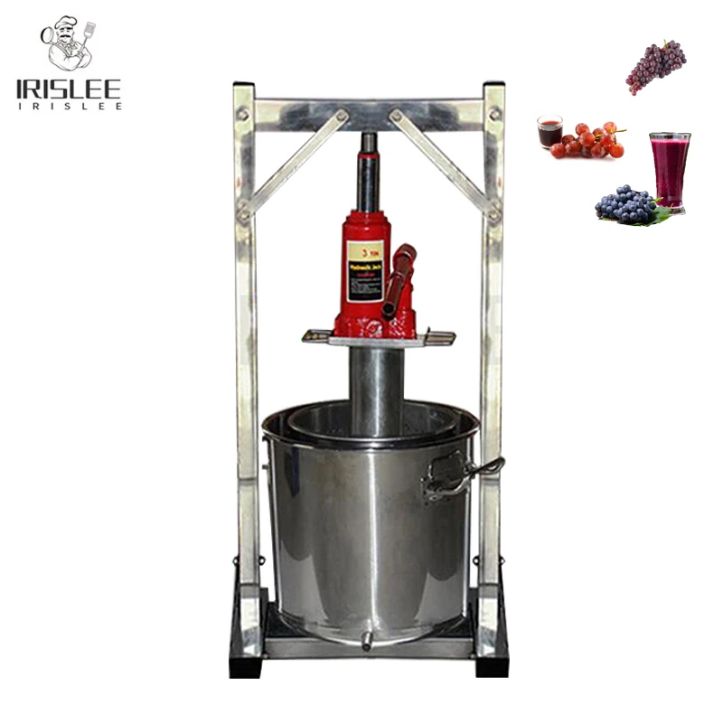 Grape Press Machine Wine Juice Machine Manual Hydraulic Jack Honey Press