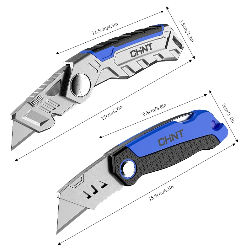 Utility Pocket Knife Heavy-Duty Thickened Rust Proof Durable Multifunctional Foldable Industrial Grade Manual Tool