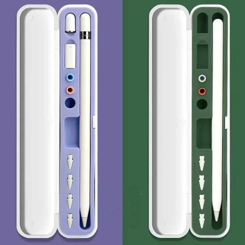1st Box For Apple Pencil 2 1 Cover Gen For Apple Pencil 2nd Generation Stylus Pen Holder Protective Case Ipad Pen Accessories