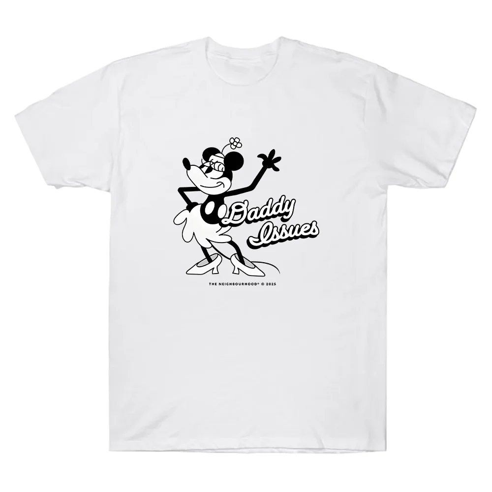 Minnie Issues Tee The Neighbourhood Band Wiped Out! Album Graphic T-shirt Hip Hop Unisex Streetwear Cotton Summer Male Clothing