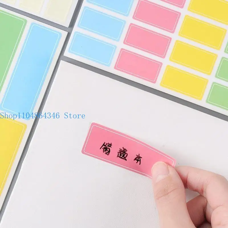 

5asd Multicolor Customizable Labels Waterproof for Organization School Office Use