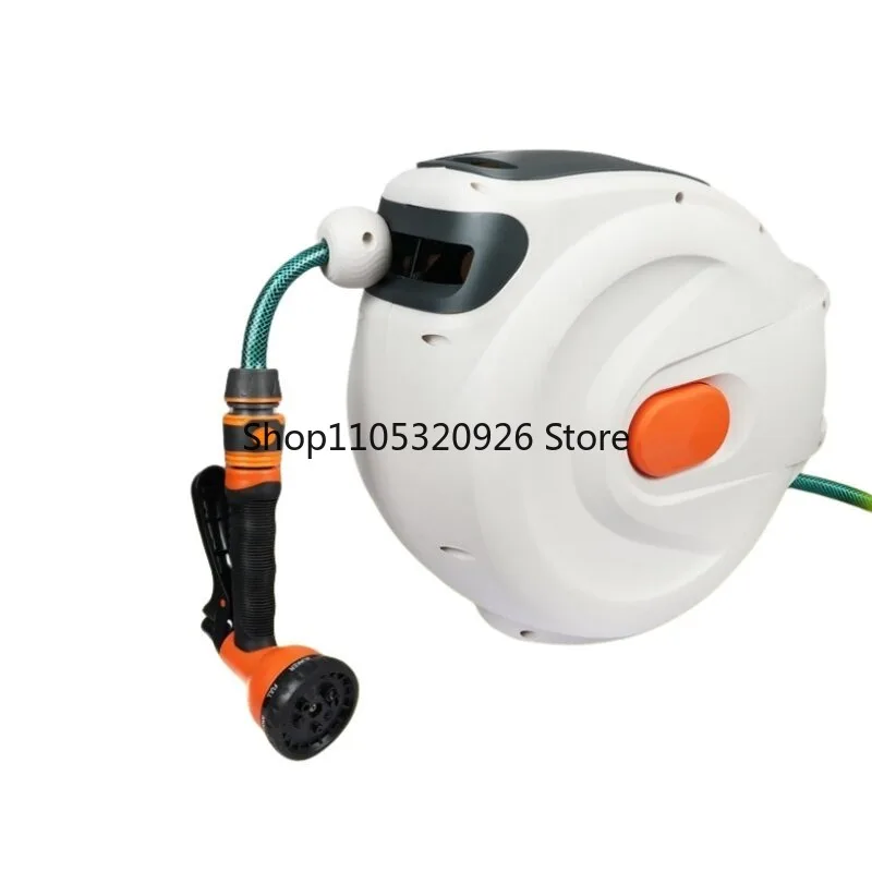 High-Quality Automatic Retractable Garden Hose PVC Wrapped Yarn Water Drum Butler for Pipe Storage Organization Home Garden