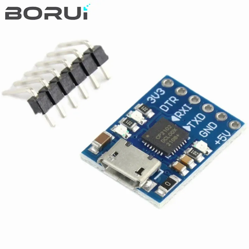 1pcs CP2102 MICRO USB naar UART TTL Module 6Pin Seriële Converter UART STC Vervangen FT232