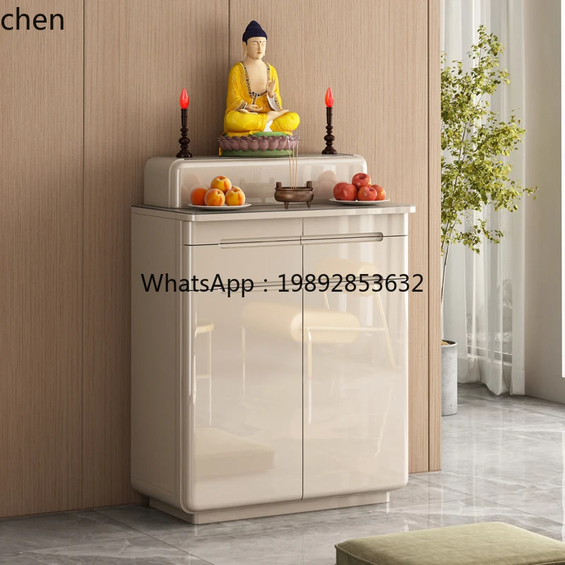 Buddhist platform serving table incense case cabinet household shrine table living room central hall cabinet Buddhist niche