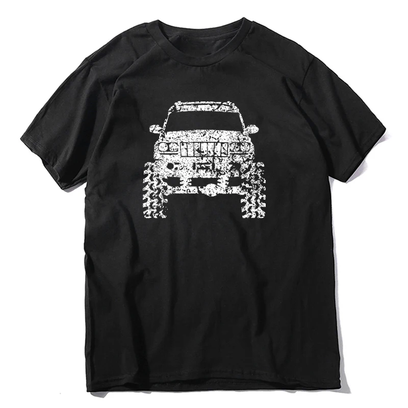 2024 Short Sleeve Cotton  Man Clothing  Grand Cherokee WJ Lifted Offroad 4 X 4 Tshirt 