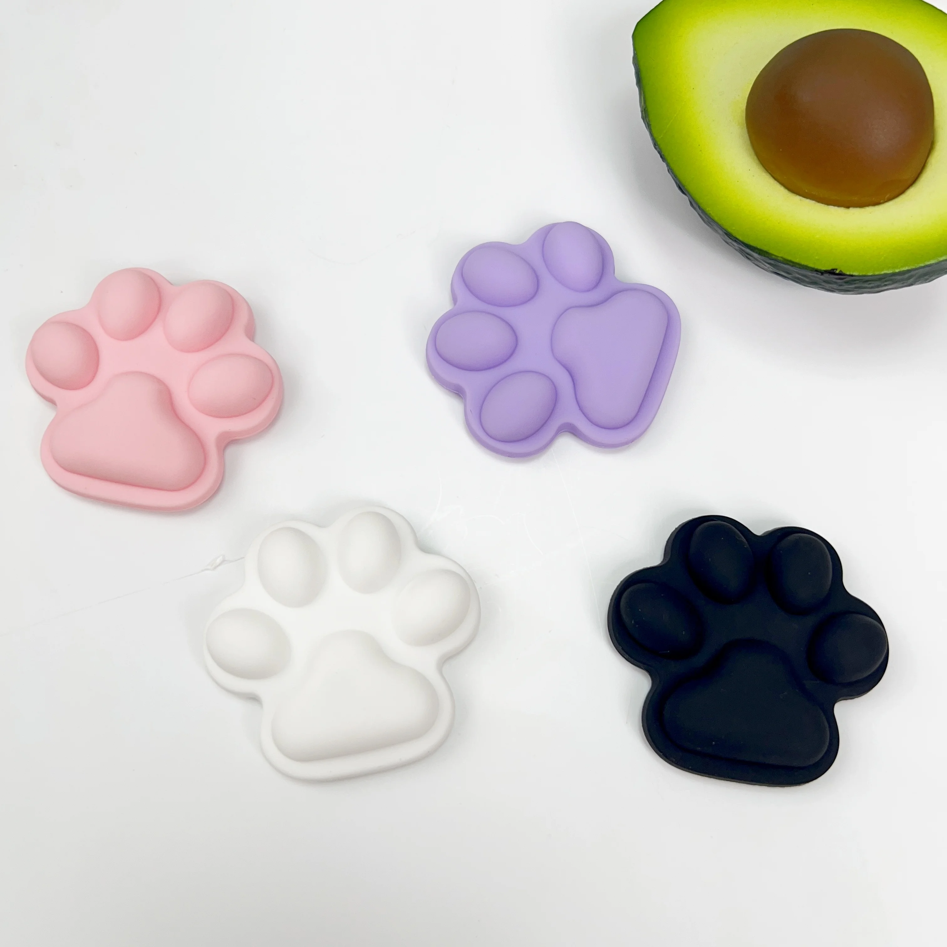 

Cat's paw-shaped Silicone Cover for Popocket Socket (Silicone Cover Only)Cute Silicone Cover for Phone Grip Stand Holder