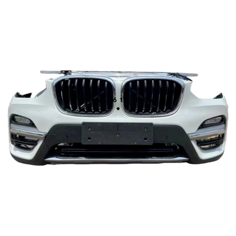 

X3 G08.G01/X4 G02 Front Bumper Assembly Radiator Headlights-High Quality Bolt-On Installation Durable Protection Decoration