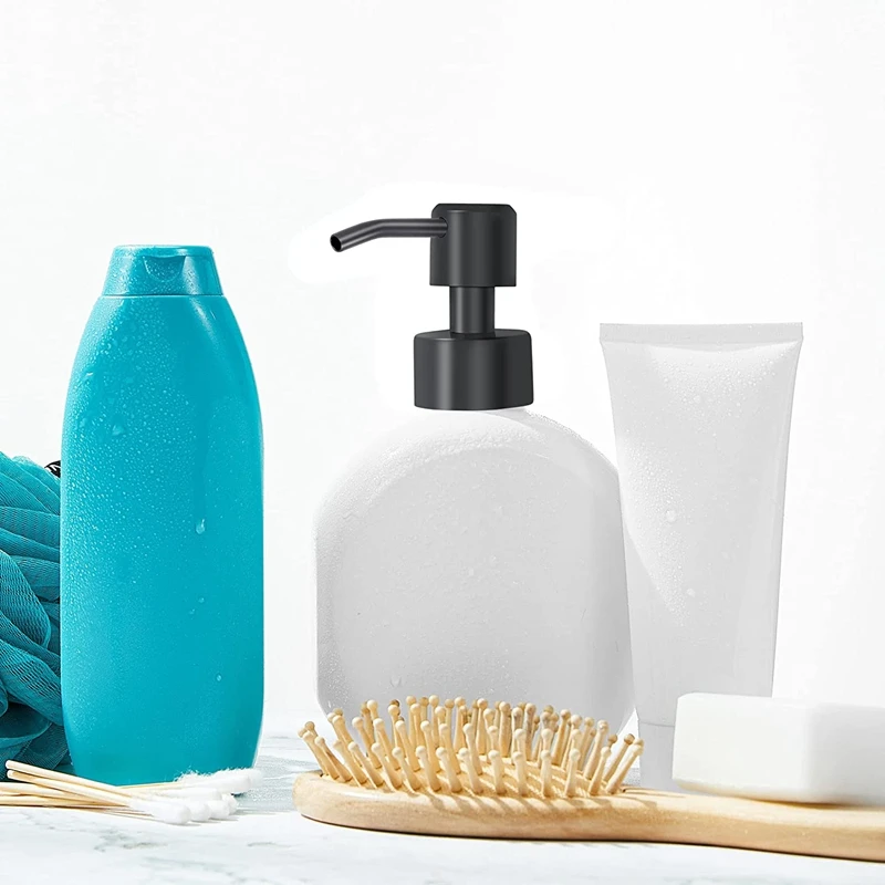 6 шт., сменный насос для дозатора жидкого мыла из нержавеющей стали с резьбой для стандартной насадки и трубки размера шеи 28/400