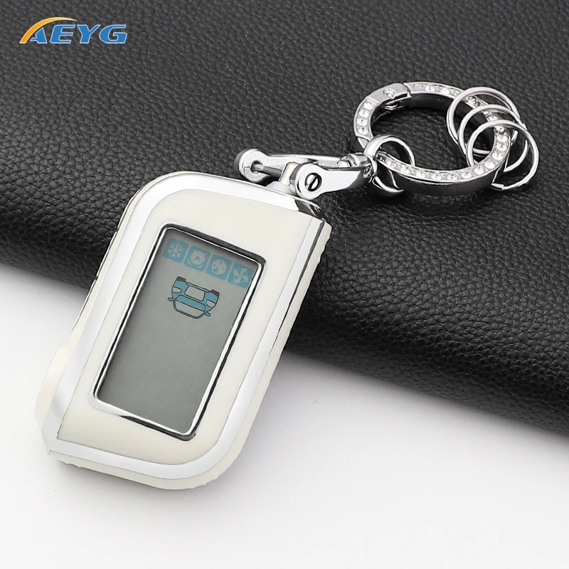 TPU Car Flip Key Case Cover For Starline A93 A63 Russian Version Anti-theft Shell Protected Fob Keychain Accessories