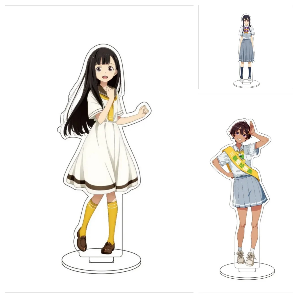 

15CM Charm AnimeOverlord Acrylic Stand Model Cosplay Characters Ornament Accessories Goods Collection Gifts