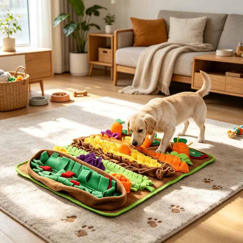 Snuffle Mat For Dogs - Dog Snuffle Mat Fleece Slow Feeder