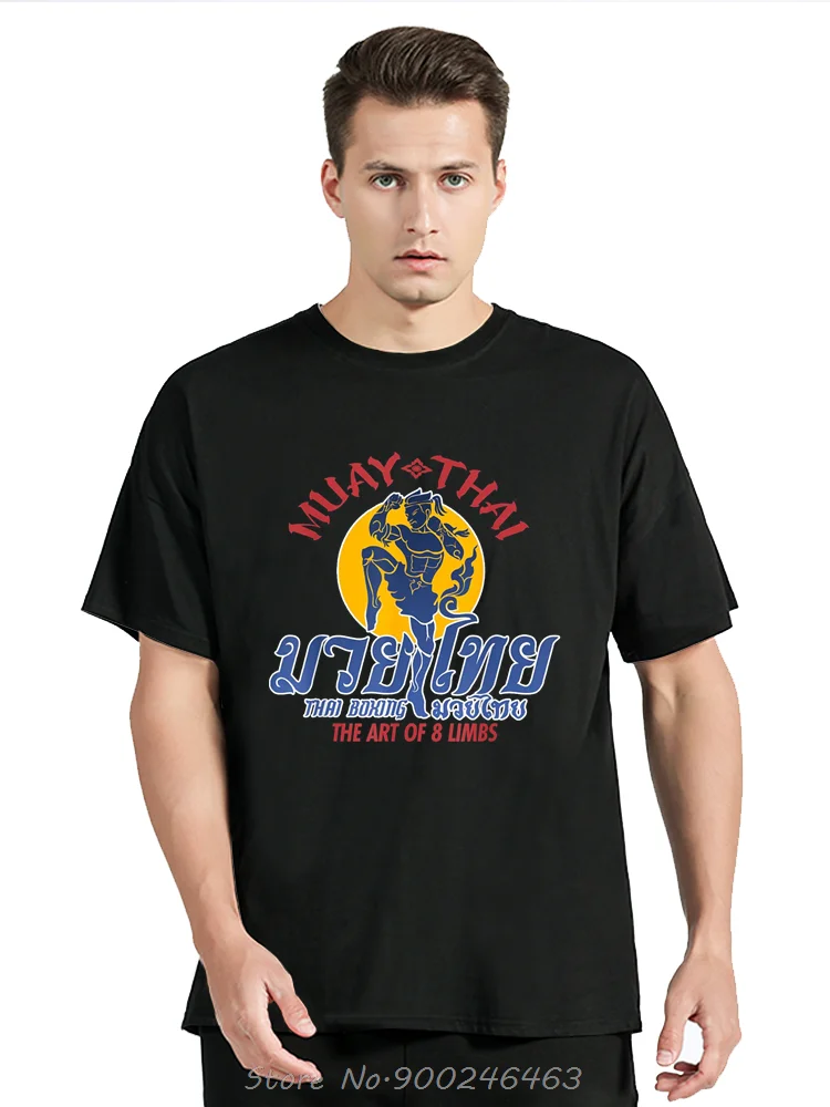 MMA Muay Thai Kickboxing USA Thailand Fight-Club Gym T-Shirt Summer Men Clothing Fashion Casual Tshirt O-neck T Shirt Tees Tops