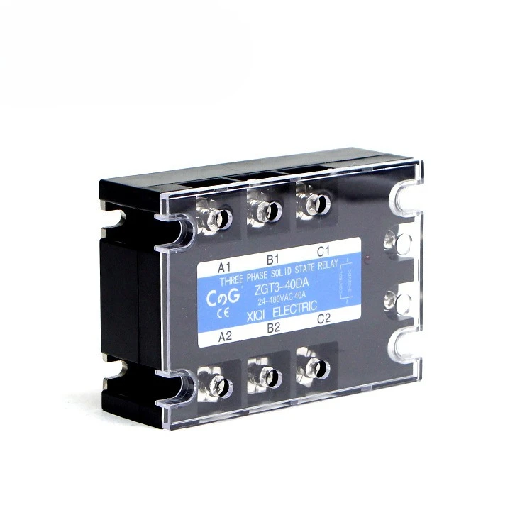 Three-phase solid state relay DA AC control AC SSR normally open switch module 480V
