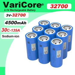3.1V Sodium ion 4500mAh 32700 Rechargeable Battery Low-temperature Cell High Rate 10C Discharge