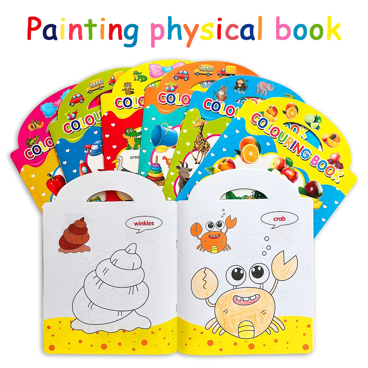 Diverse Children's Coloring Books for Back-to-School Season - Inspire Imagination Exercise with Endless Fun Hands-On Activities