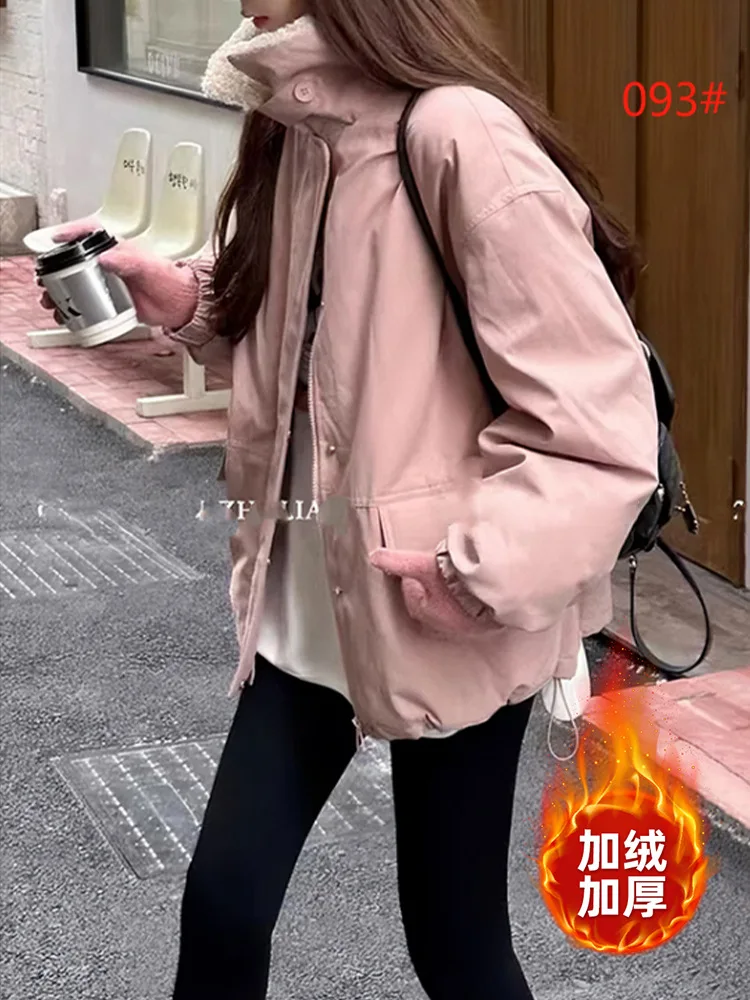 

Парка женская осенне-зимняя теплая, пушистая, утепленная, на хлопковом наполнителе, утолщенная, свободного кроя, с капюшоном, приталенная, с меховым воротником, для офиса