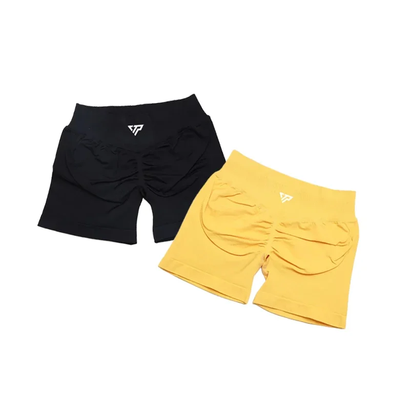 Keep That Pump Yoga Shorts Gym Shorts Recoil Scrunch Shorts Womem Seamless Silicone Printed High Quality Fitness Sport Shorts image 6