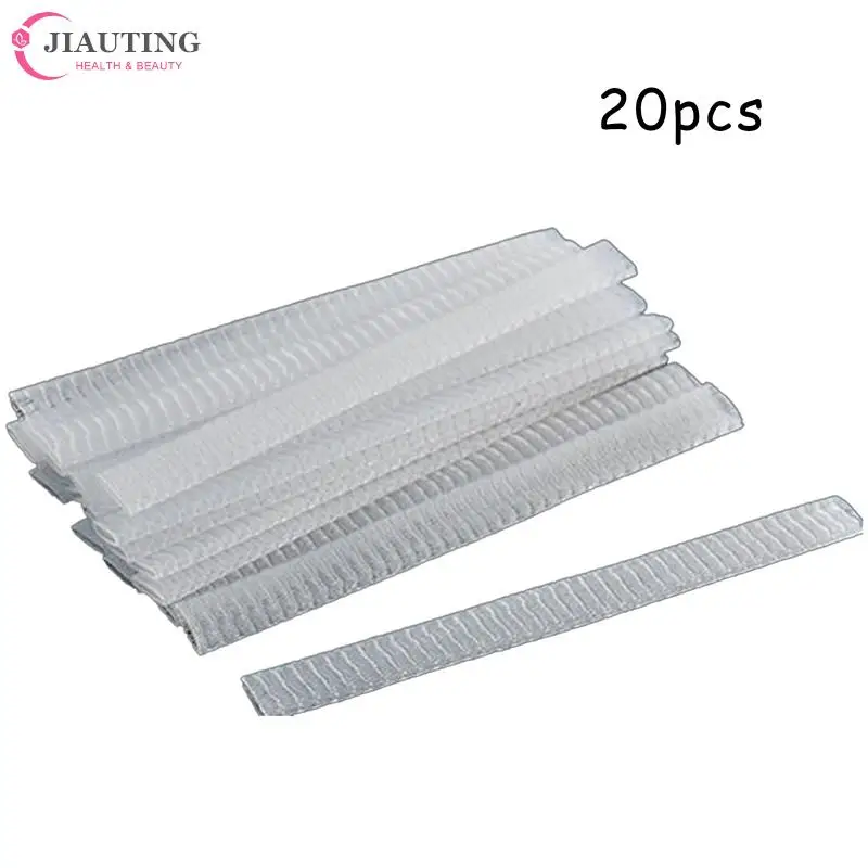 20Pcs Mesh Flexible Net Protectors Cover Sheath Beauty White Cosmetic Make Up Brushes Guards Convenient Brochas Maquillaje Tool