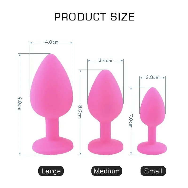 Silicone Anal Butt Plug Sex Toys for Woman Female Tapon Ana Buttplug Sports Annal Extreme Man Gay But Analog Butplug Tooys Shop