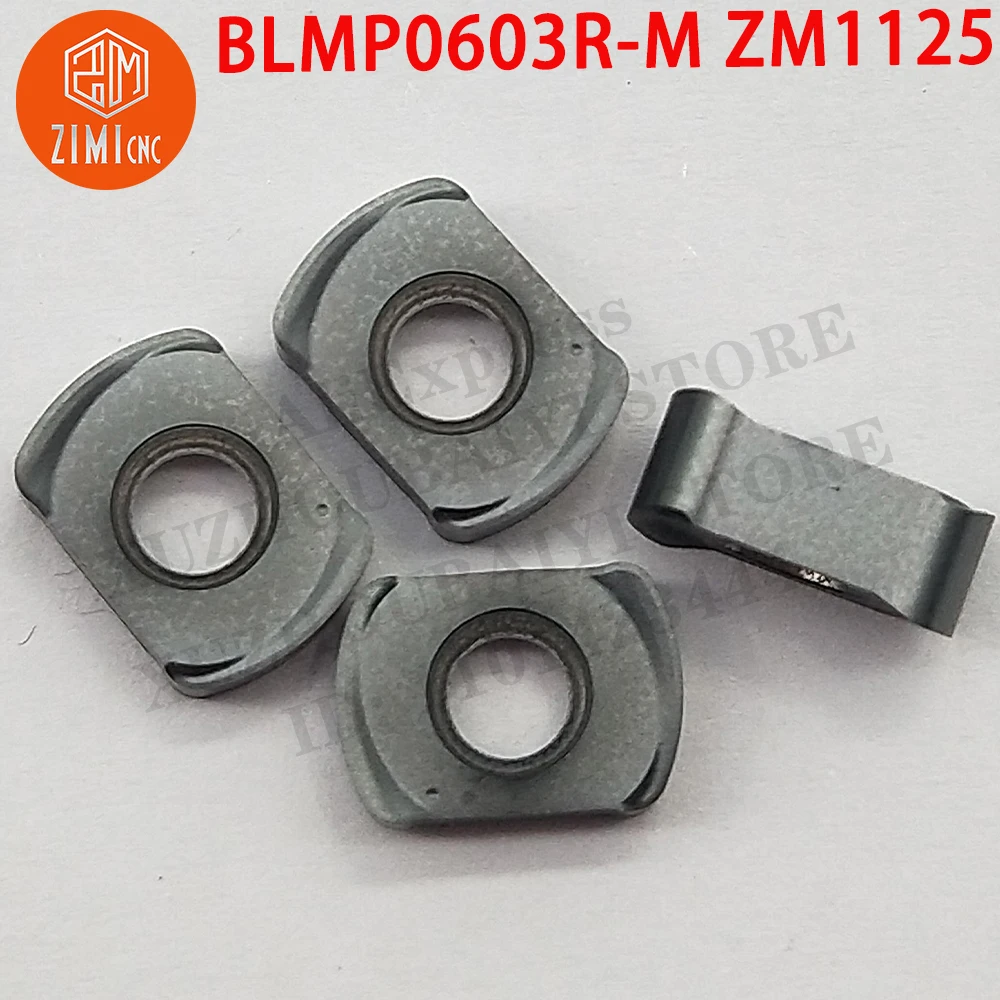 10pcs BLMP0603R-M ZM1125  BLMP 0603R-M Carbide Inserts Milling Inserts CNC TOOLS metal lathe mechanical Cutter Lathe Blades 10pc