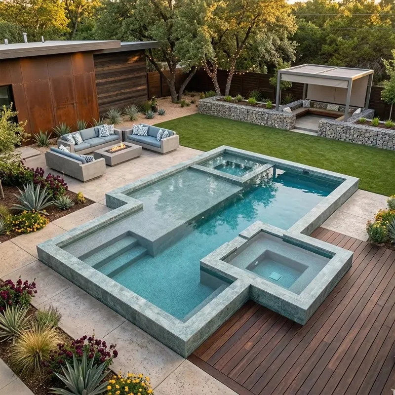 Customized Portable Container Pool, Quick Disassembly Design, Backyard Above Ground Pool, Kids Adults Both