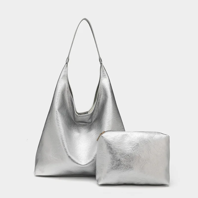 

Модная и простая большая сумка большой вместимости. Новая модная и универсальная сумка через плечо.