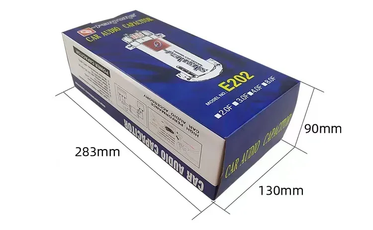 High quality Car Audio 12v 3.0 Super Farrah Subwoofer Filter Capacitor Regulator Car Audio Modified Power Amplifier Pond