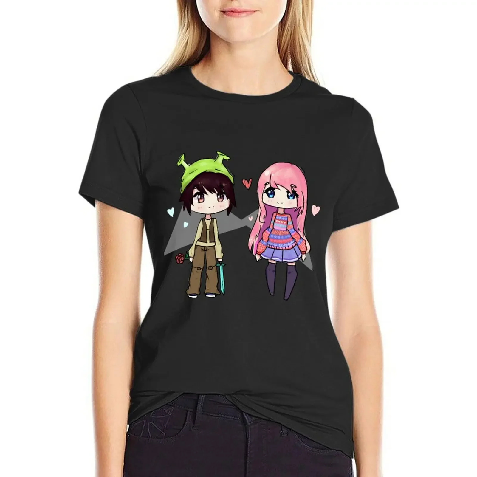 

Jizzie 3 T-Shirt tees customizeds Female clothing woman t shirt