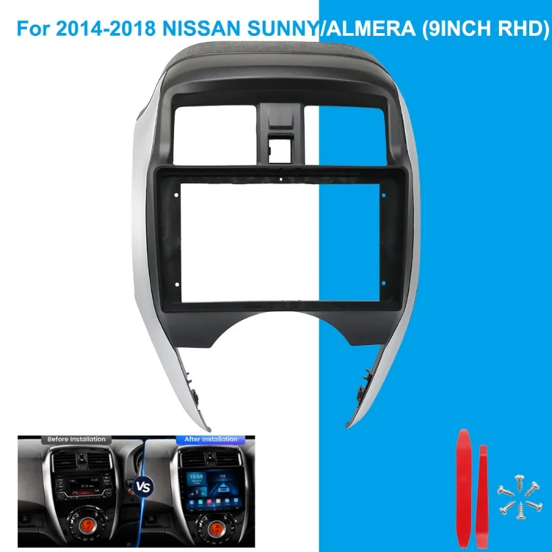 

For Nissan Sunny / Almera 2014-2018 9" RHD Android Car Radio Multimedia Player Upgrade Vertical Screen